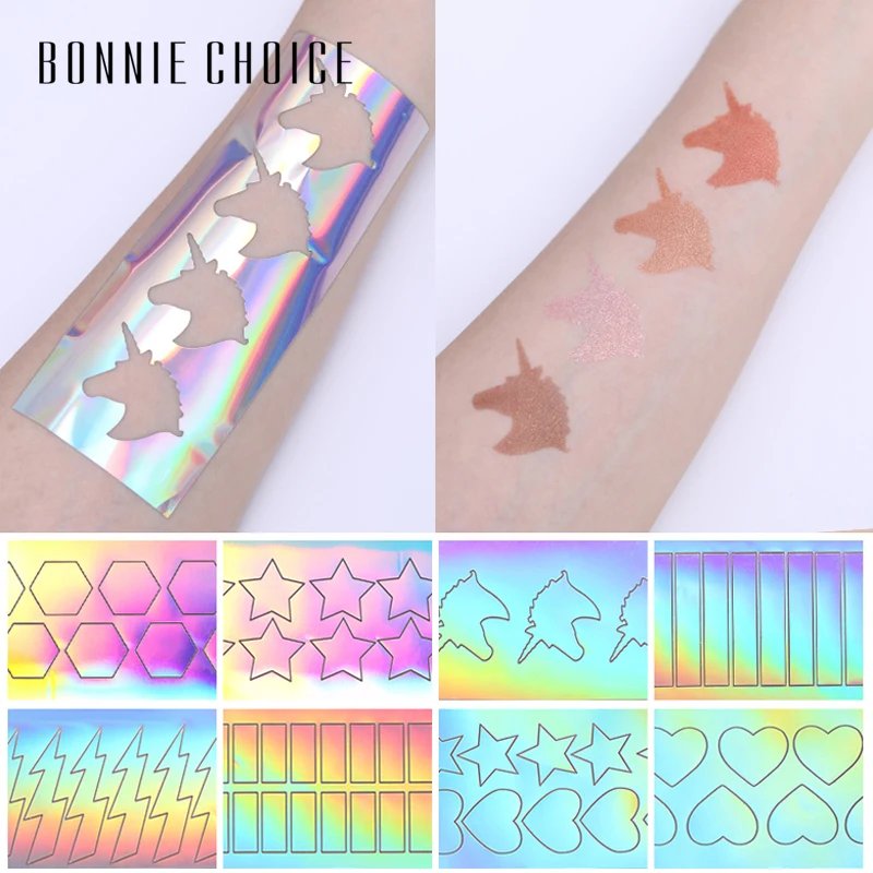 3D ажурная губная помада BONNIE CHOICE тени для век макияж тестирование цвета клейкая