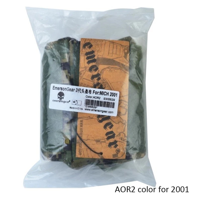 AOR2 for MICH 2001 SINAIRSOFT военно-тактический страйкбол шлем аксессуары крышка для быстрого шлем крышка BJ/PJ/MH Мультикам/Камуфляж "Тайфун" - Цвет: AOR2 for MICH 2001