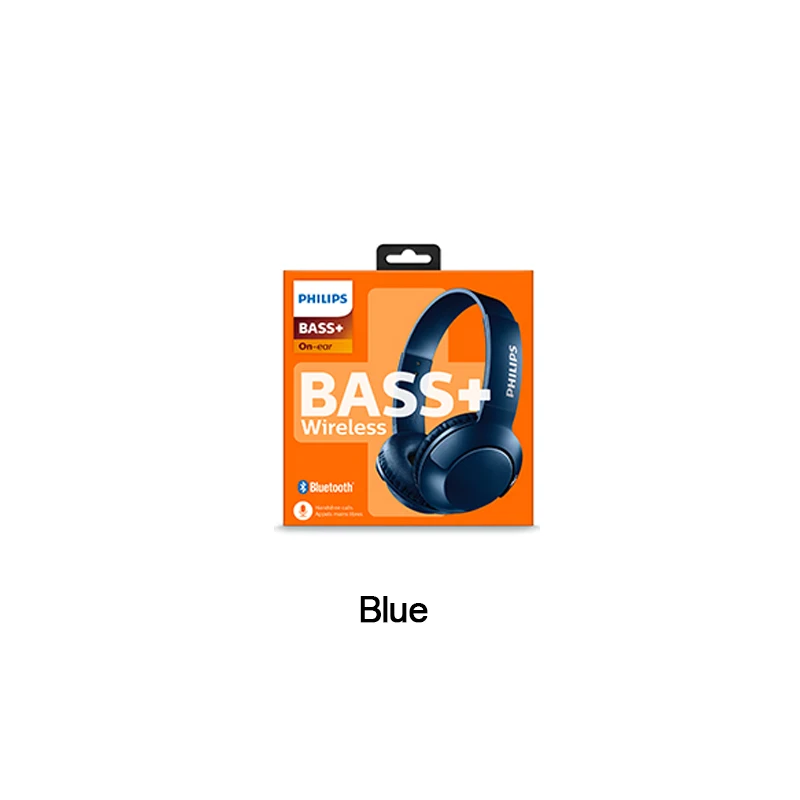 SHB3075-be Philips SHB3075 беспроводные наушники Bluetooth соединение регулятор громкости гарнитуры с микрофоном литий-полимерный для мобильного телефона - Цвет: SHB3075-be
