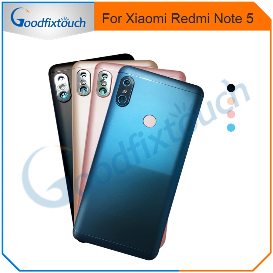 

Задняя крышка батарейного отсека задняя дверь корпус запасная часть для Xiaomi Redmi Note 5 Note5 с объективом камеры