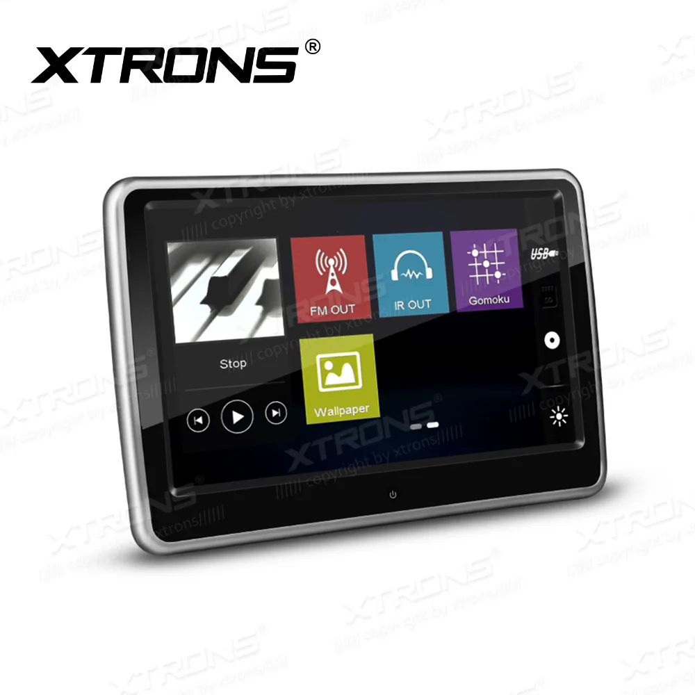 XTRONS 1 шт. монитор 10 &quotHD цифровой TFT емкостный сенсорный экран 1080P видео