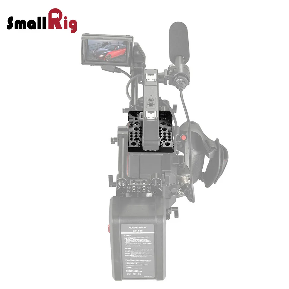 Верхняя пластина SmallRig для DSLR-камеры Panasonic EVA1 с 1/4 3/8 резьбовыми отверстиями