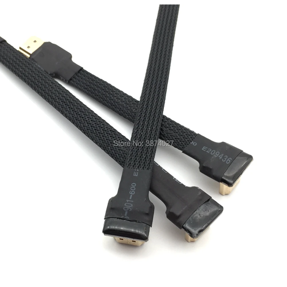 FPV 10 см 15 20 30 50 FPC лента плоский мини HDMI совместимый экранирующий кабель для HD