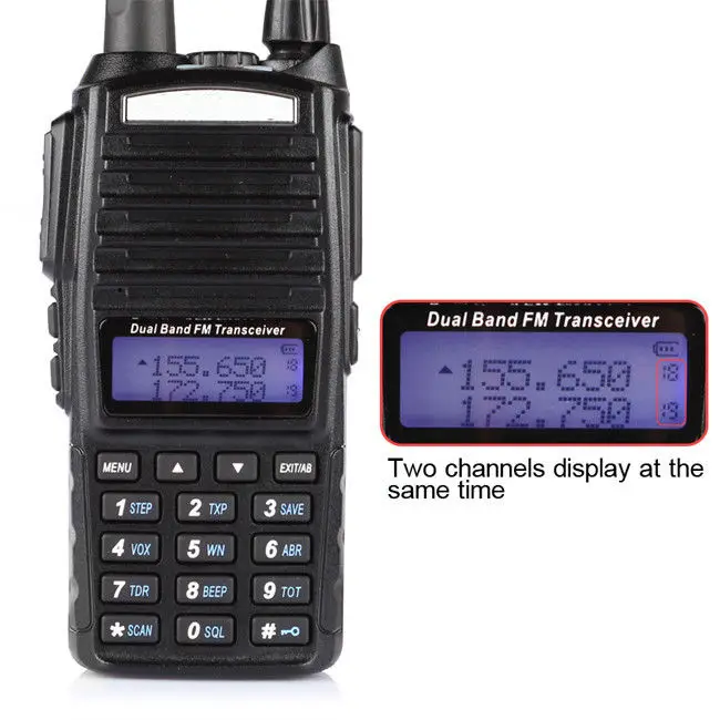 

New Baofeng UV-82L V/U 136-174/400-520MHz FM Ham Two-way Radio Walkie Talkie 2020 type