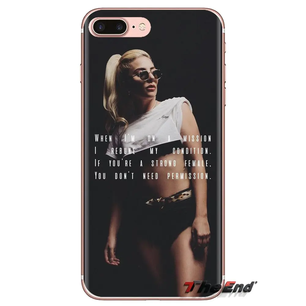 Прозрачные чехлы из ТПУ для Xiaomi Redmi 4A S2 Note 3 3S 4 4X 5 Plus 6 7 6A Pro Pocophone F1 Lady JOANNE gaga monster lyric |