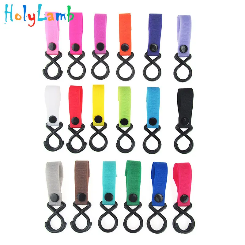 1 шт. новый пластиковый держатель для чашки на коляску коляска 2 крючка нейлоновая