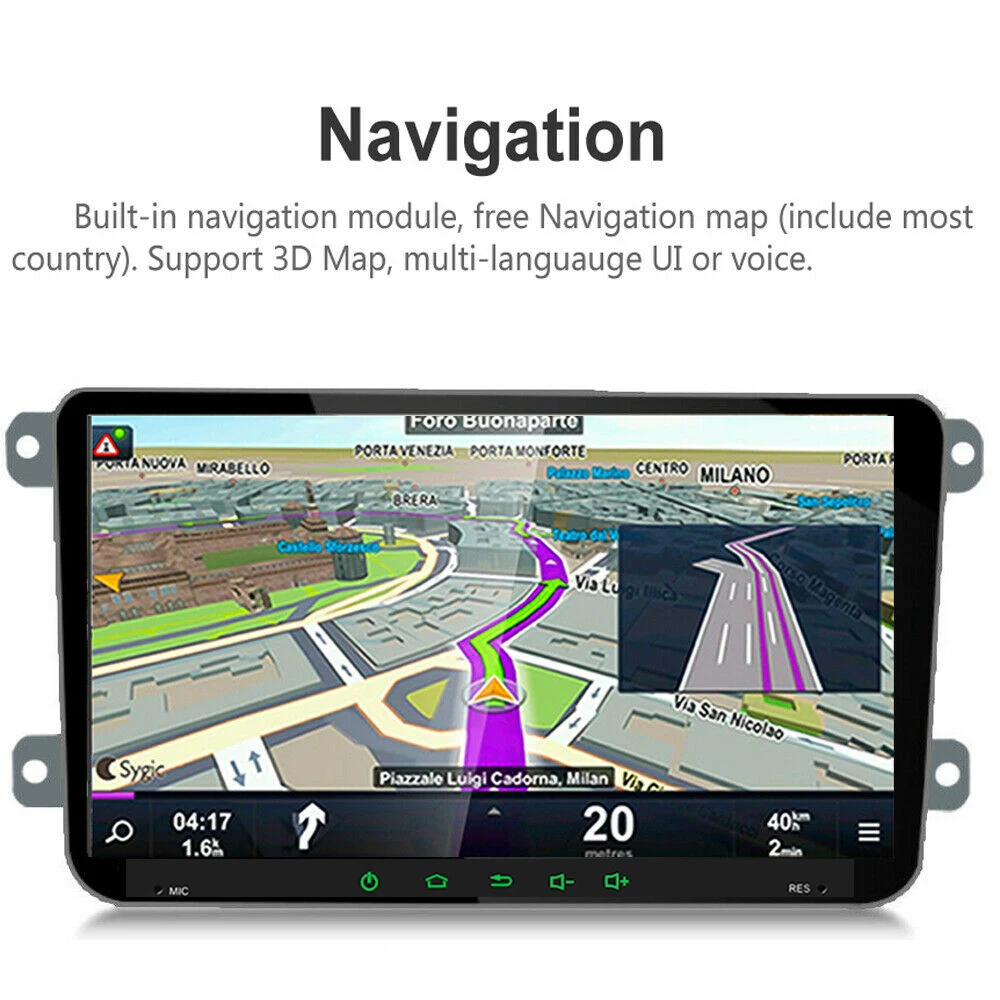 9 дюймов Android 9,1 автомобильный Радио Gps Мультимедиа для VW/Volkswagen/Golf/Polo/Passat/b7/b6/SEAT/leon/Skoda w/Canbus 45