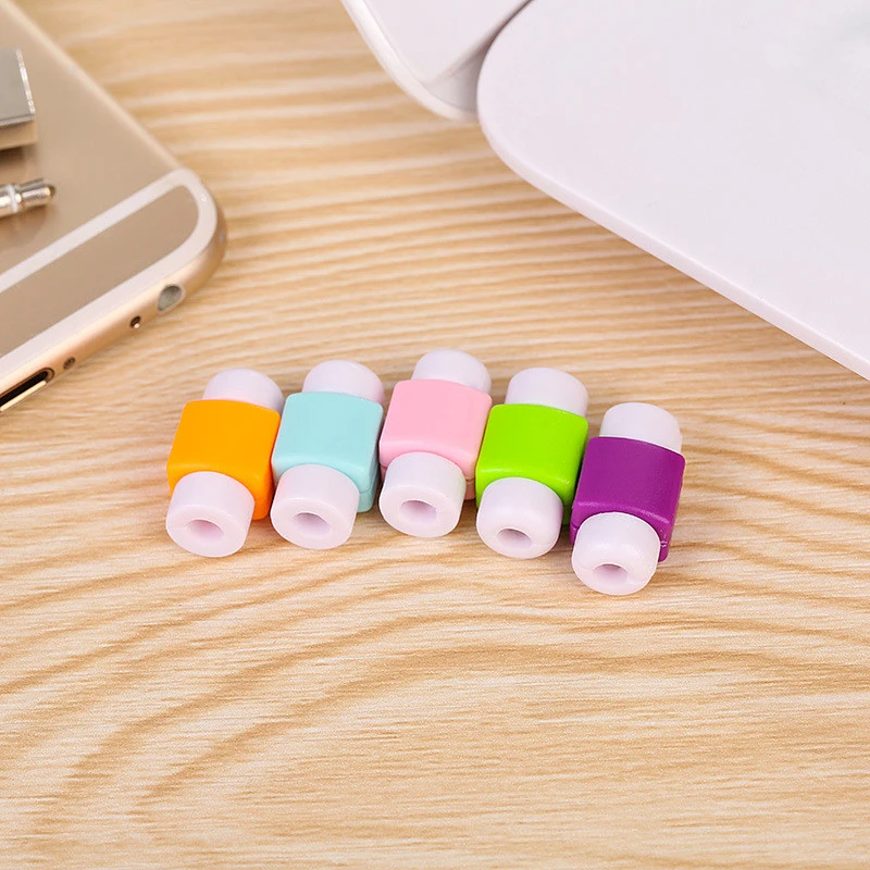 10 шт. протектор USB кабеля для наушников пластиковый шнур защита провода намотка