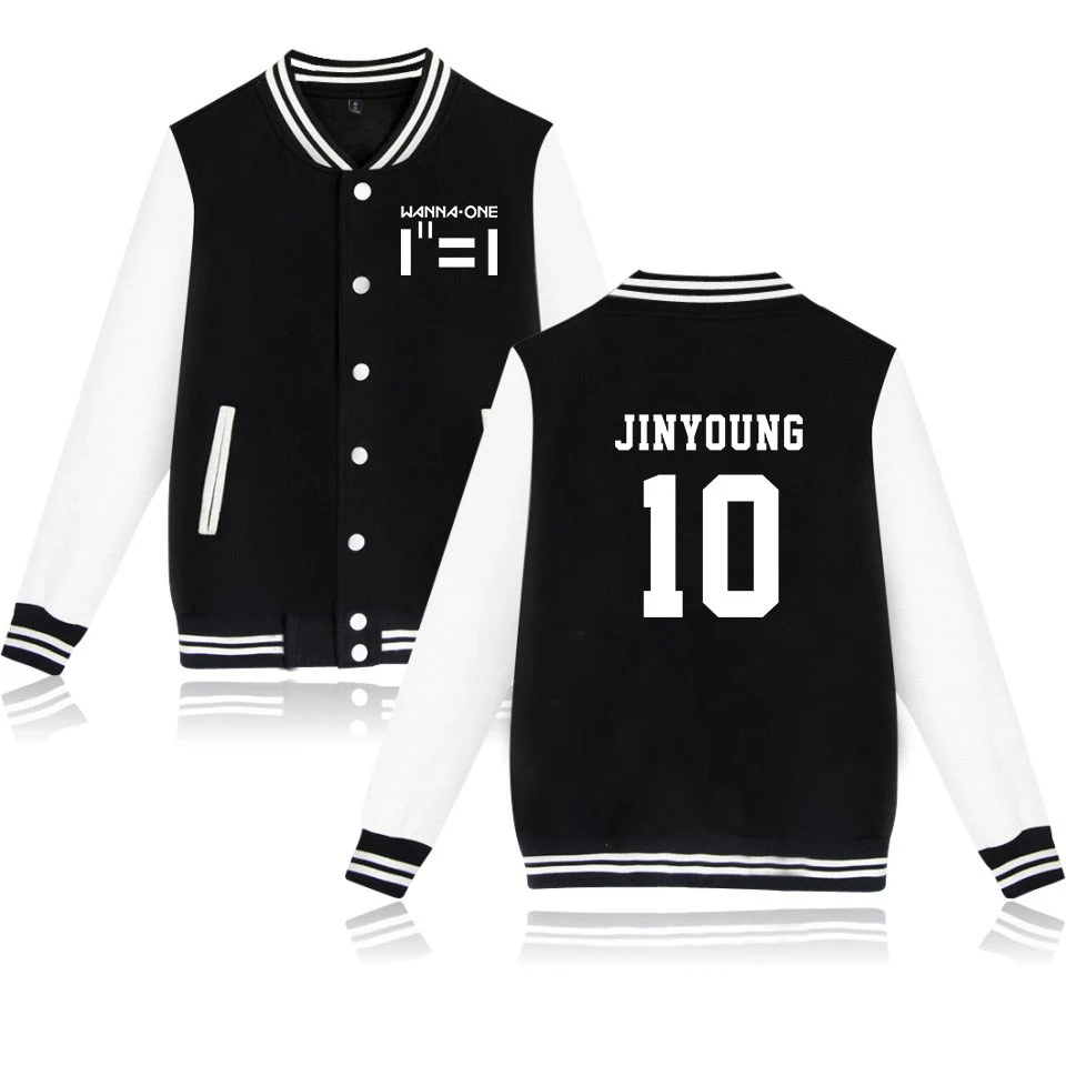 Модная куртка с надписью Want One Мужская одежда имя члена JIHOON JINYOUN JISUNG LAI KUAN LIN пальто