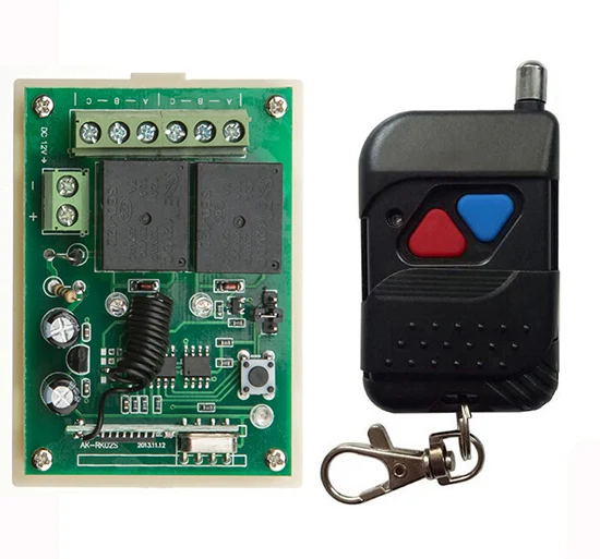 DC12V 2CH RF Wireless Remote Control Relay Switch Security System Garage Doors Electric lamp/ window | Электроника