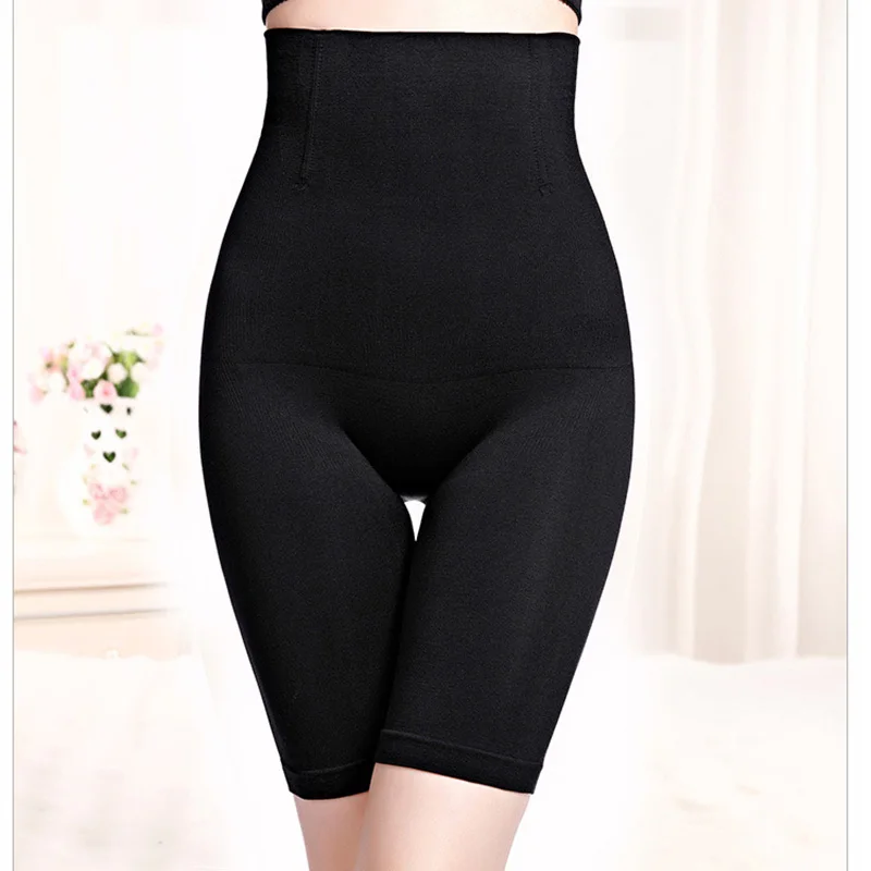Moldeadores de cintura alta para mujer, bragas de Control de barriga, bragas, ropa interior moldeadora de cuerpo, cors&eacute;-0
