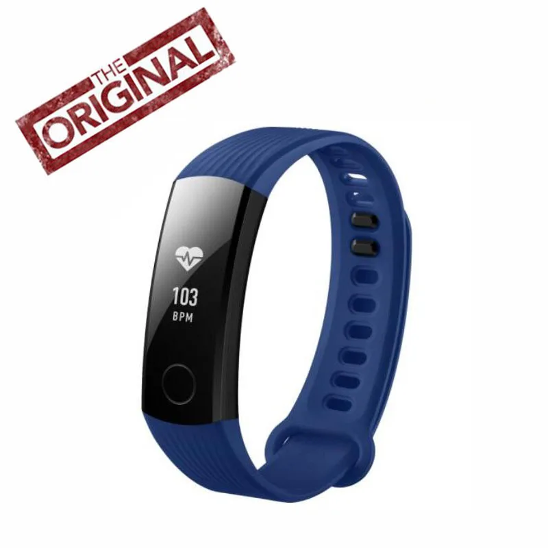 Смарт-браслет Honor Band 3 монитор сердечного ритма Push Message фитнес-трекер 0,9" OLED экран сенсорный экран браслет