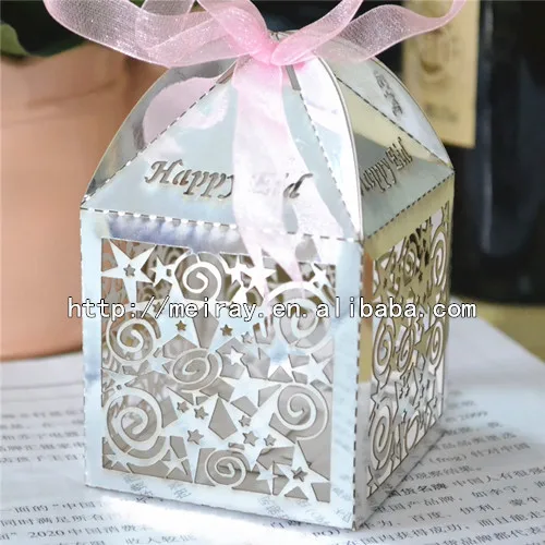 США и CA! Eid украшения звезды счастливый eid конфеты коробка лазерная резка продукты