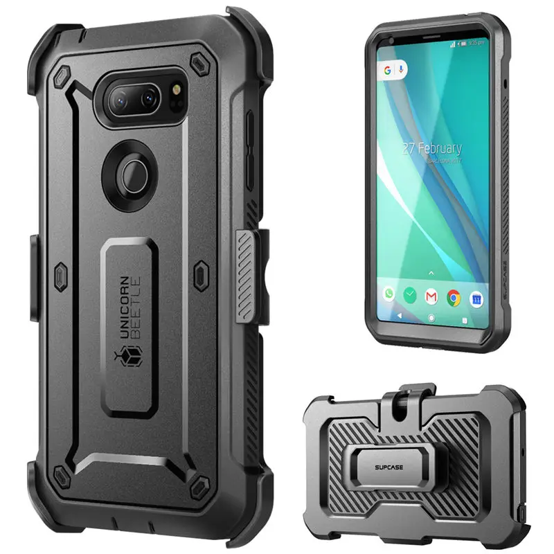 SUPCASE чехол для LG V30 UB Pro прочная кобура с полным корпусом встроенной защитой экрана