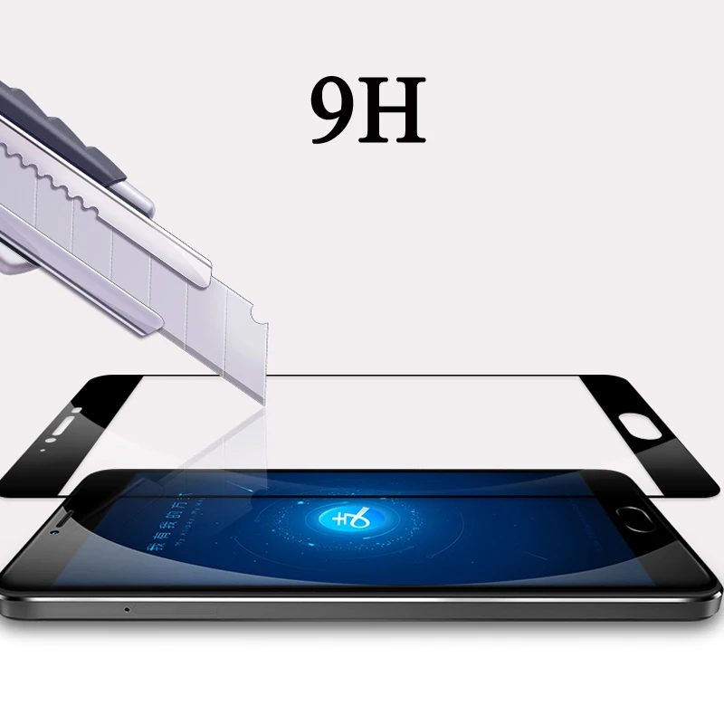GerTong полное покрытие закаленное стекло для Meizu V8 Note 8 X8 M5 15 M3 M5C M5S M6S Pro 7 6 Plus защита