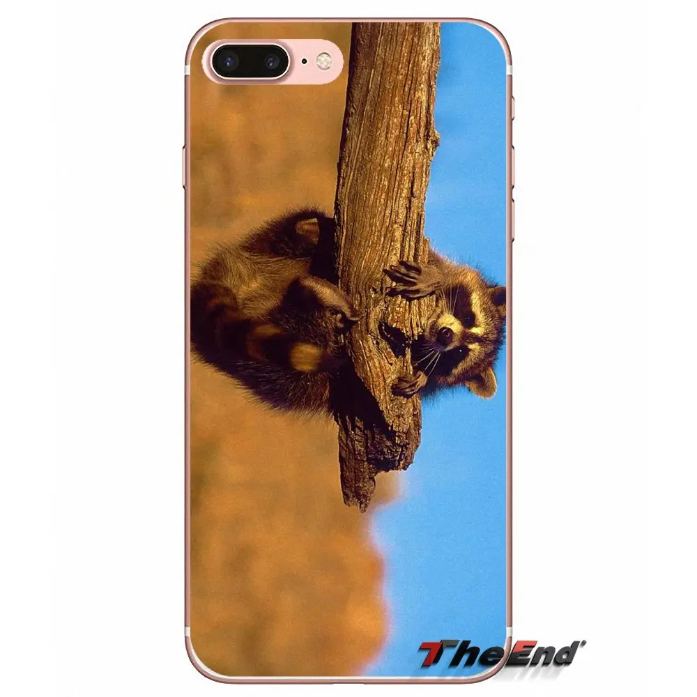 Силиконовые чехлы Kawaii Детские еноты для Huawei Honor 7X V10 6C V9 6A Play 9 Mate 10 Pro Y7 Y5 P8 P10 Lite Plus GR5
