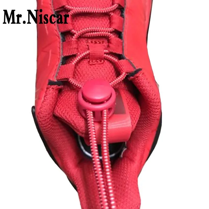 Mr. Niscar 1 комплект/8 шт. ленивый резиновый ремешок шнурки якорь зажимы для шнуровки Свинья Нос дети резиновый ремешок Цветные шнурки якоря