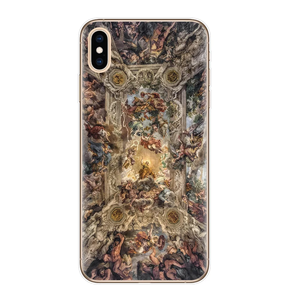 Чехол для телефона RUIXKJ с изображением дворца Версаля Сотворение Адама iPhone 8 7 6 6S