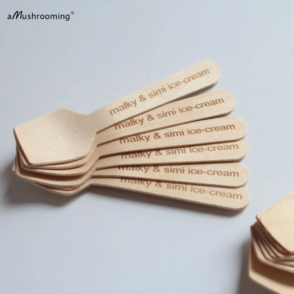 1000 шт. одноразовые ложки для мороженого|spoons disposable|spoon ice creamspoon cream |