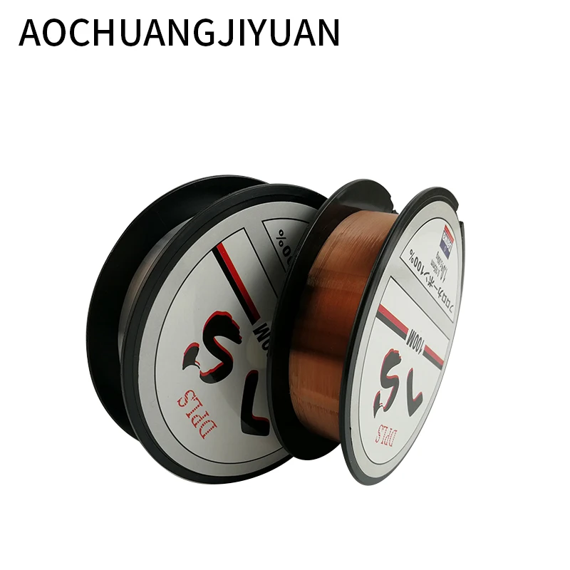 Новый стиль 100 м Морская рыбалка Lin износостойкая приманка нейлоновая леска винно