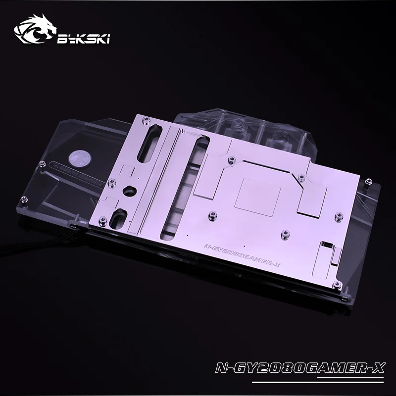 Водяной блок Bykski с полным покрытием для GPU VGA GALAX GEFORCE RTX 2080 геймерская видеокарта