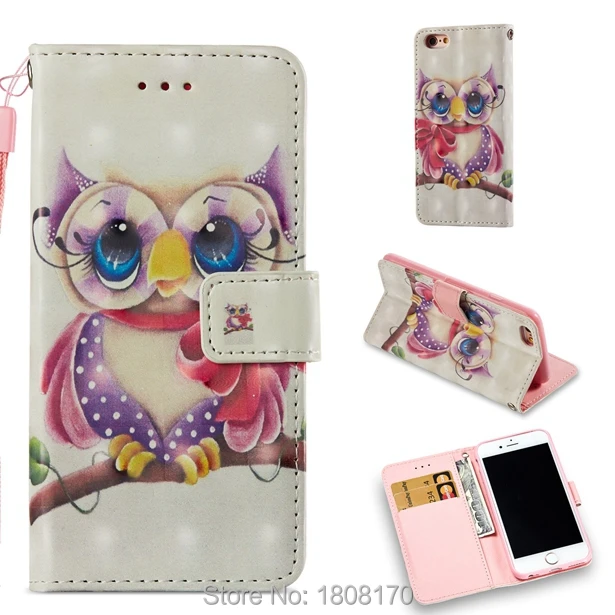 C-ku для Xiaomi 5X Redmi 4A 5A 4X NOTE 3D Блестящий цветок мультфильм Флип Бумажник PU кожаный
