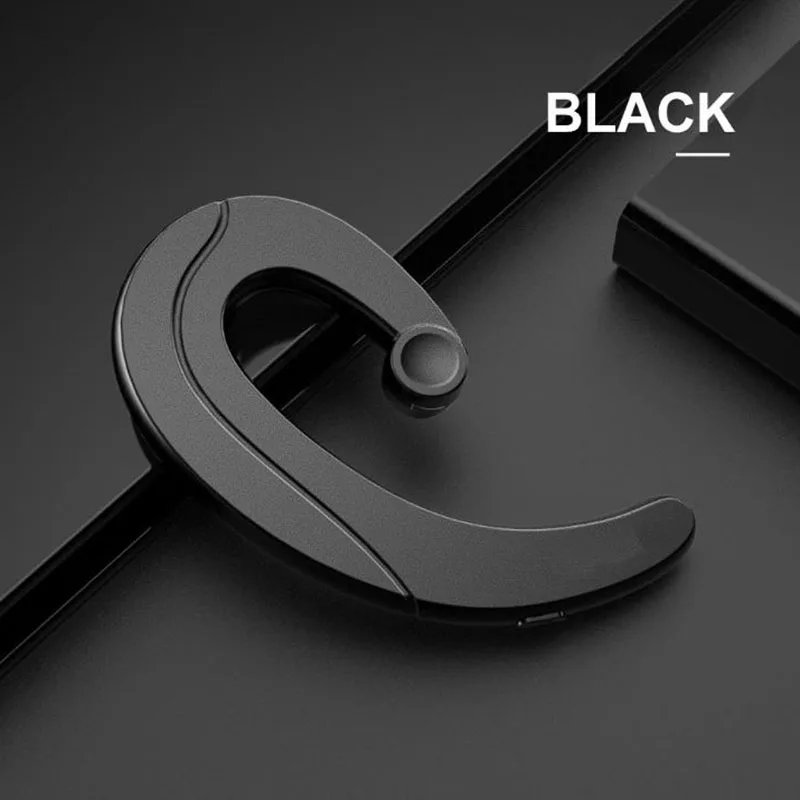 Беспроводная bluetooth гарнитура ушные крючки стерео наушники голосовое управление