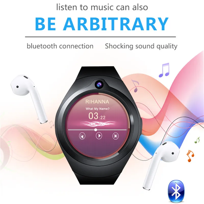 Смарт часы GW11 для SAMSUNG gear S3 поддержка 2MP камера монитор сердечного ритма мужчин и