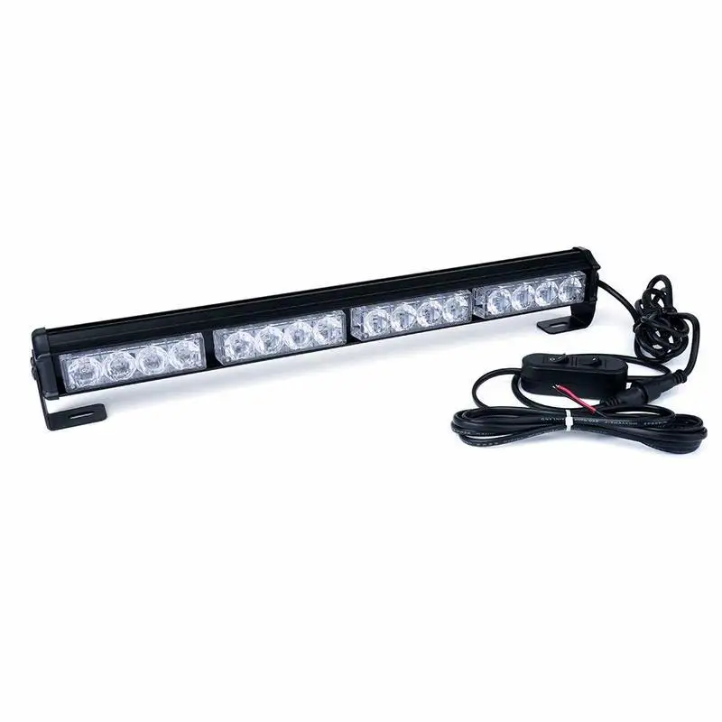 

18" 16 LED Car Emergency Warning lights Traffic Advisor Vehicle Strobe Light 7 Flashing Modes Flash lamp for Car Truck 12V