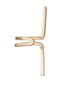 C gold Timlee E062,, новинка, симпатичные, в стиле панк, корона, цветок, стразы, сплав, клипсы, серьги, манжеты, модные ювелирные изделия, опт - Окраска металла: C gold