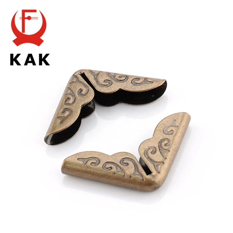 KAK 100 шт. 15x15x3 мм античная латунь металл Книга Скрапбукинг тетрадь Альбомы меню