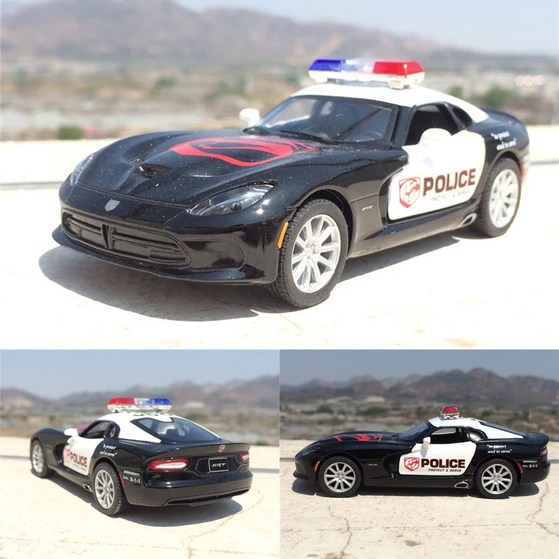 1:36 Масштаб высокой моделирования сплава тянуть назад модель автомобиля Dodge Viper