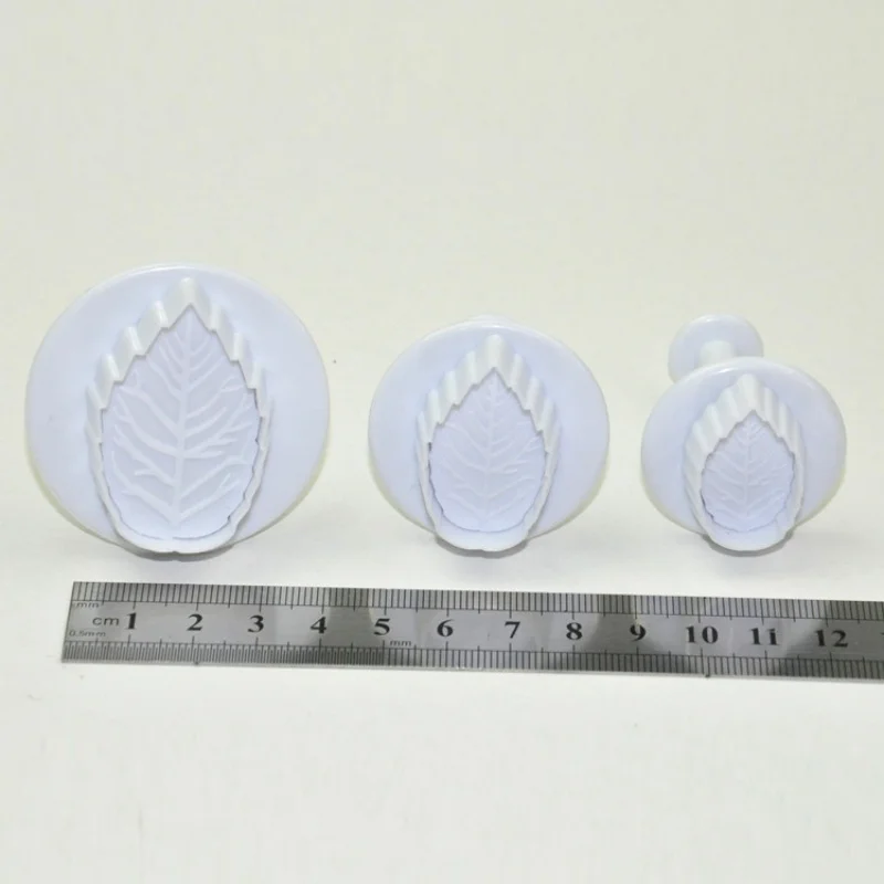 3 шт./компл. Плунжер для сахарной мастики в виде лепестков роз украшения формы