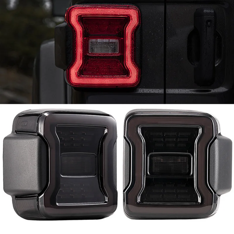 

For Jeep Wrangler JL 2018 2019 Car Tail Light Series Rear Lamps Brake Reverse Light USA Version Led Tail Lamp