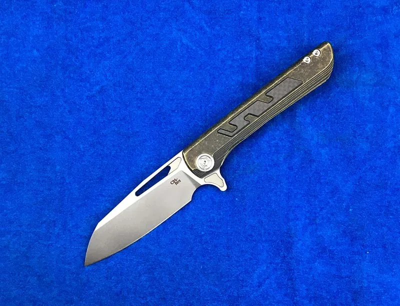 Складной нож CH BUTCHER 2 Flipper клинок S35VN с подшипником шарикоподшипником ручка из