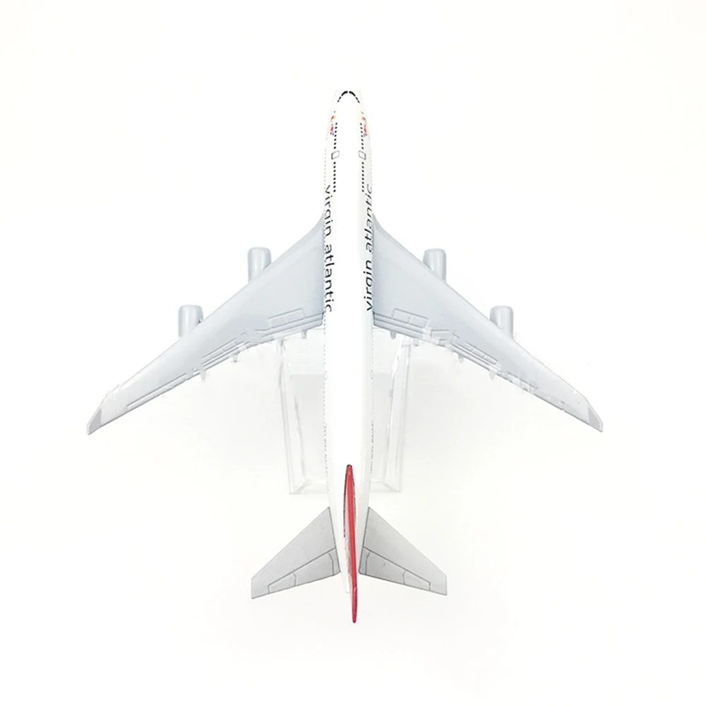 1/400 весы летательный аппарат B747 Virgin Atlantic 16 см сплав самолет Boeing 747 модель игрушки