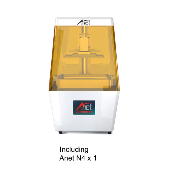 N4 Anet N4 УФ 3d принтер Высокая точность алюминиевый сплав пластиковый корпус Высокая ЖК мини 3d принтер Prusa I3 импримант 3D УФ смола - Цвет: N4