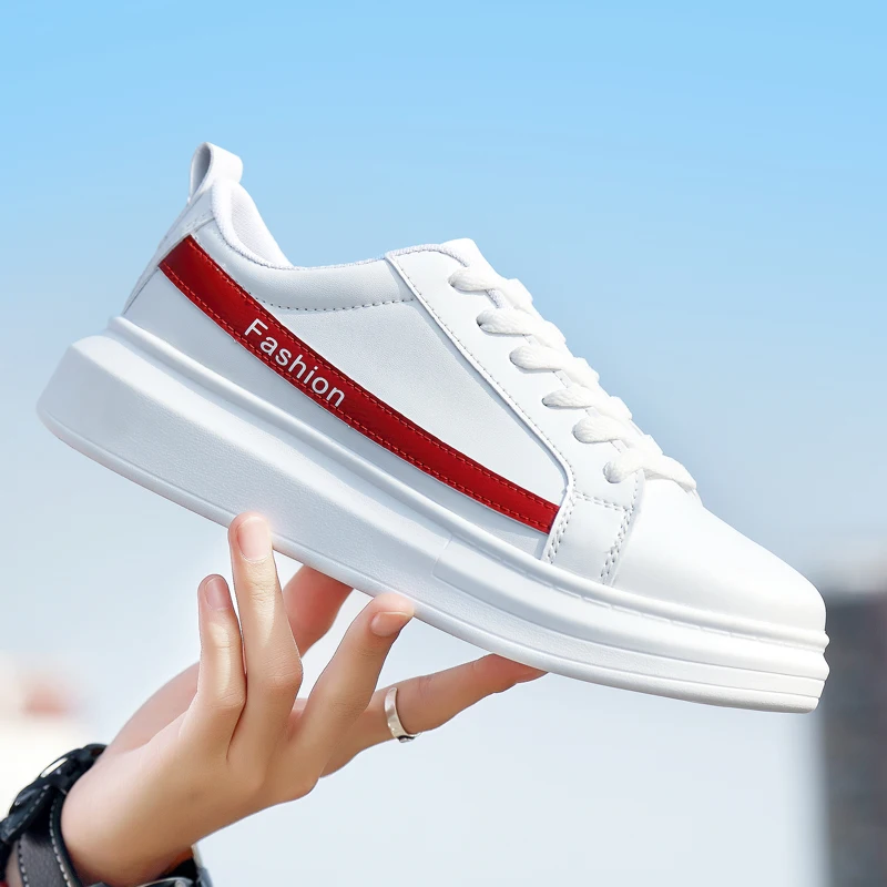 Женские вулканизированные кроссовки Basket Femme Blanche Zapatillas Blancas Mujer Женская Белая