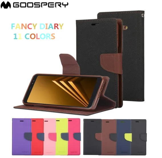 MERCURY GOOSPERY из искусственной кожи Магнитный чехол-кошелек для телефона для samsung Galaxy A10 A20 A30 A40 A50 A70 A7 A8 плюс A9