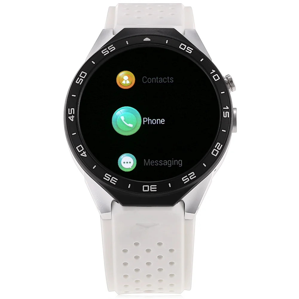 KingWear KW88 3G Smartwatch Phone Android 5.1 MTK6580 Quad Core 512MB 4GB GPS Pedometer 1.39'' Screen Smart Watch | Электроника