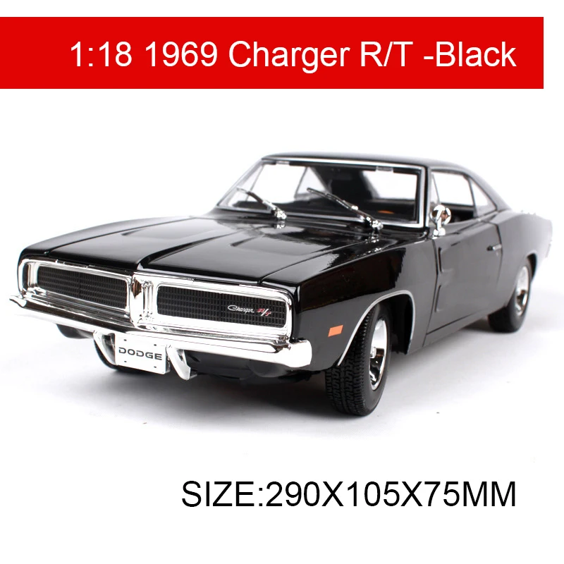 Maisto 1:18 литая машина 1969 зарядное устройство R/T мышечная сплав автомобиль