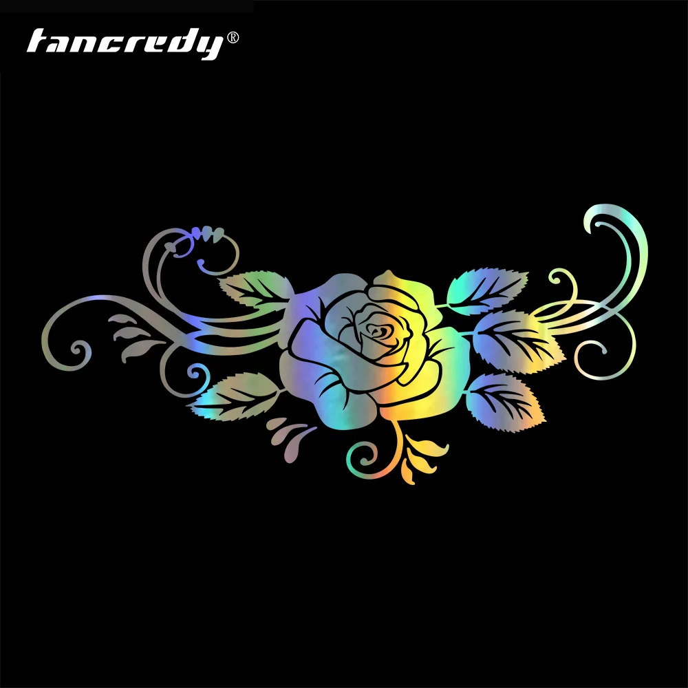 Rylybons DIY 30*14 см автомобильные наклейки роза Виниловая наклейка для украшения