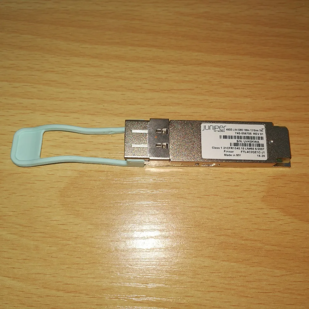 

Juniper FTL4C2QE1C-J1 40GE-LX4 OM3 100m 1310nm 70C 740-056705 Fiber Optical Transceiver
