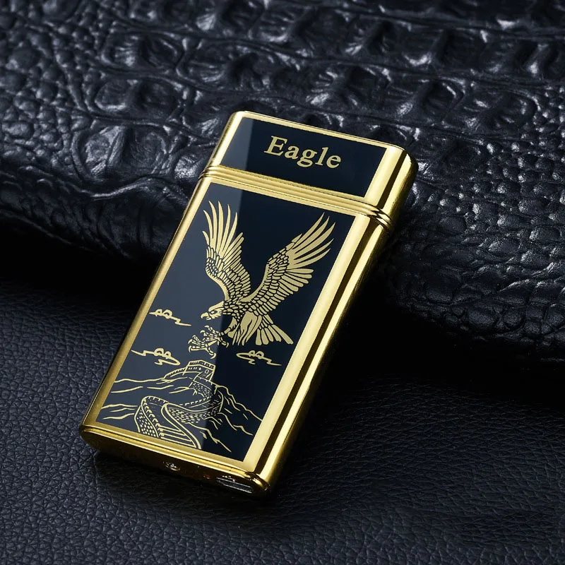 Новинка 2019 зажигалка с двойным дуговым встряхиванием импульсная USB-зарядкой