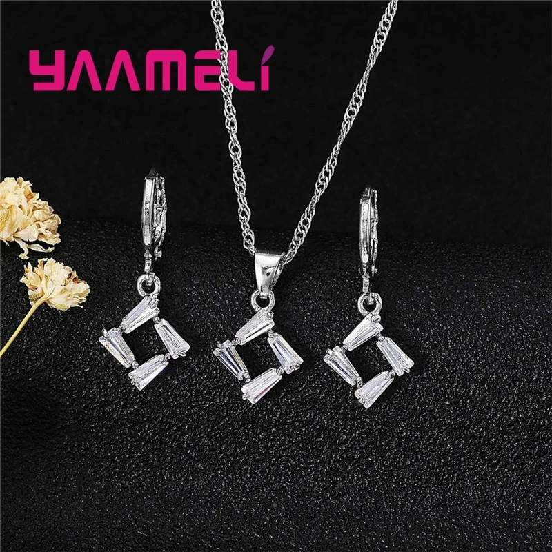 Женский ювелирный комплект из колье и серёг серебра 925 пробы|jewelry sets|jewelry sets for