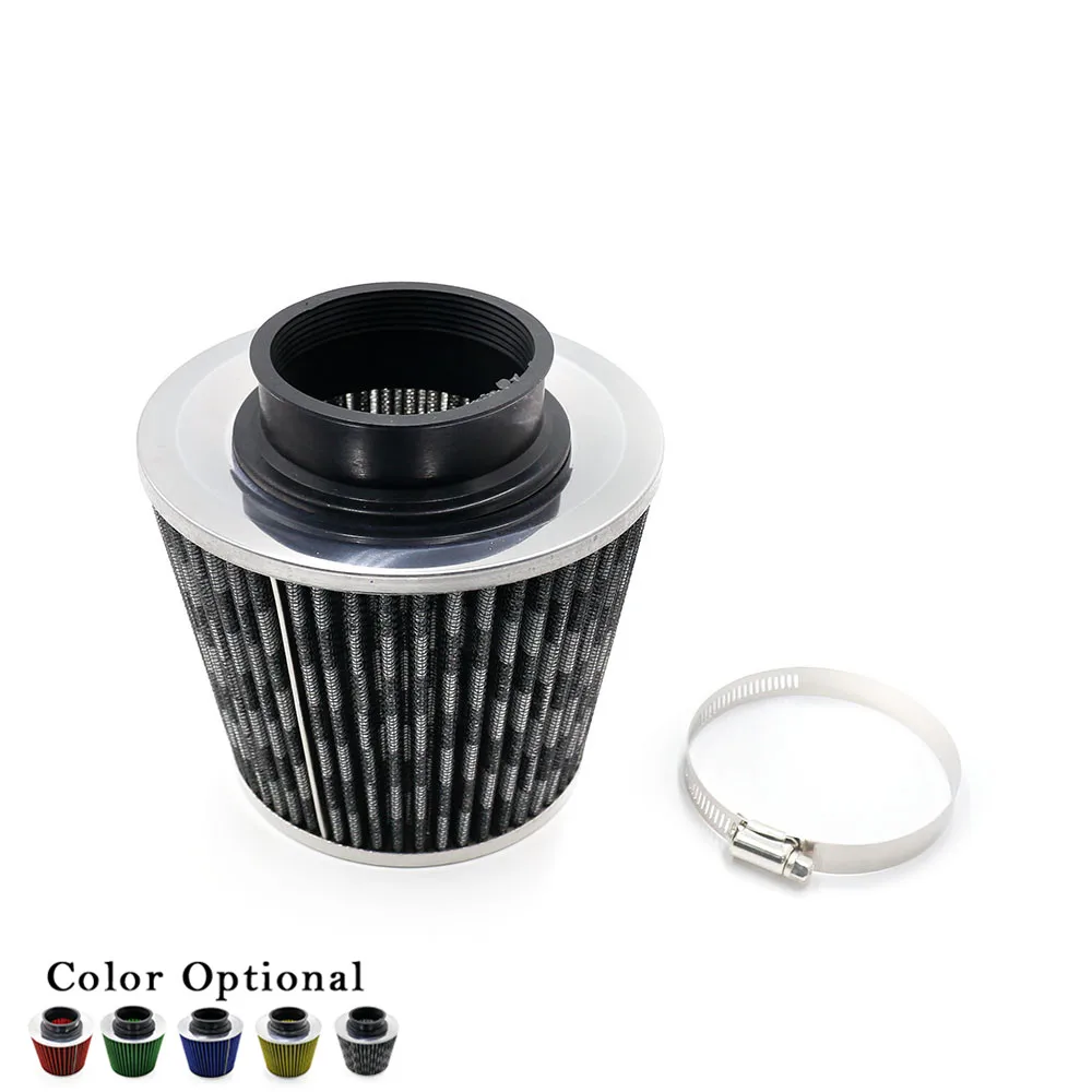 CNSPEED Air Filter 3&quot inch 76mm Intake Height High Flow Cone Cold Performance YC100775 BK|cold air intake|air intake filterintake filter |