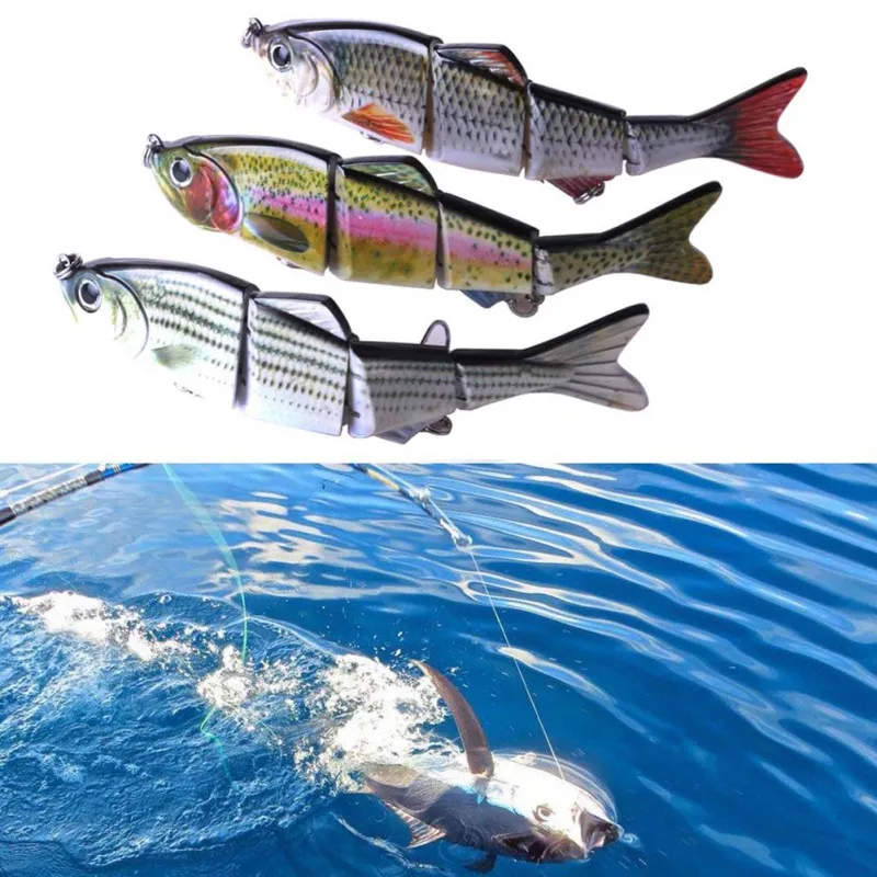 15 см искусственная приманка ложная мульти шарнирная форма рыбы блесна abs