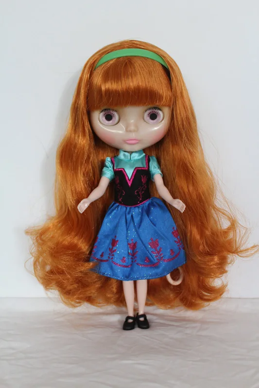 Бесплатная доставка прозрачная Детская кукла сделай сам Обнаженная блайз