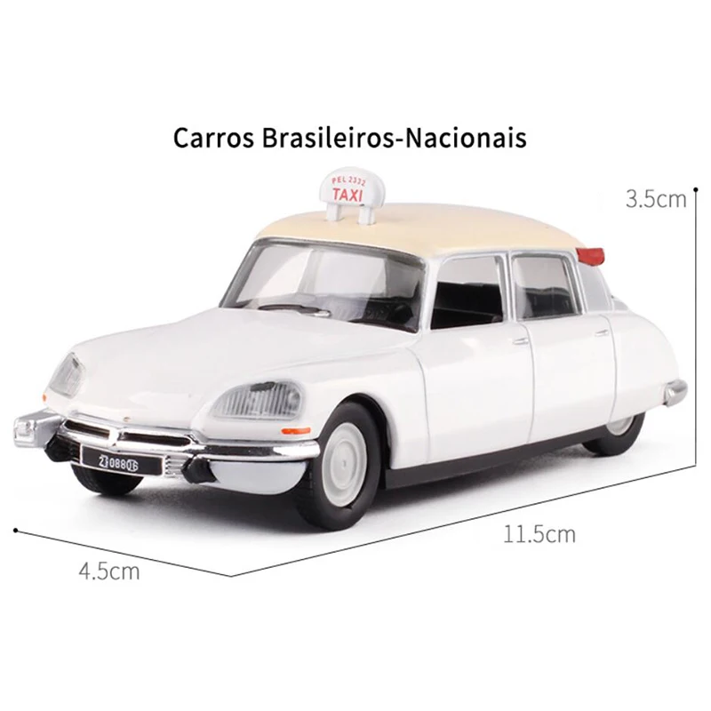 11 5 см масштаб 1:43 металлический сплав белый цвет классический CITROEN ID 19 Париж 1986