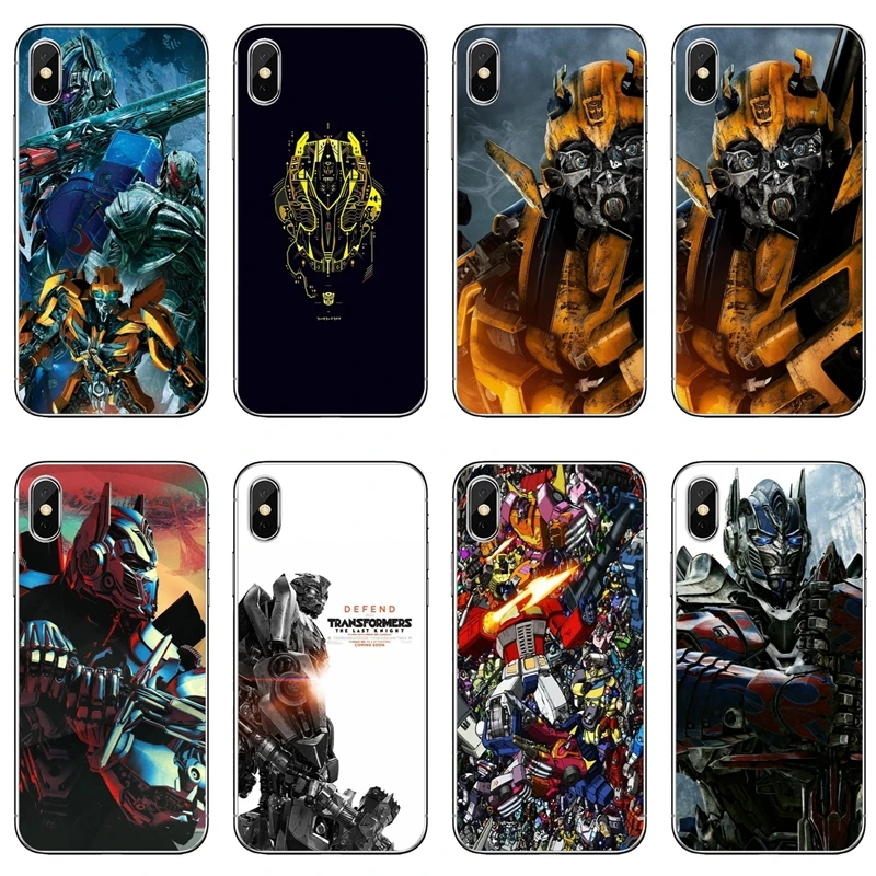 Тонкий, из ТПУ, мягкий чехол для телефона Apple iPhone X XR XS Max 8 7 6s 6 plus SE 5S 5c 5 4S 4 Трансформеры фото дизайн